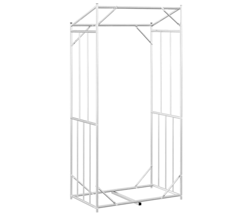 Vidaxl Malkas Plaukts Ar Lietus Pārsegu, 100X60X200Cm, Cinkots Tērauds