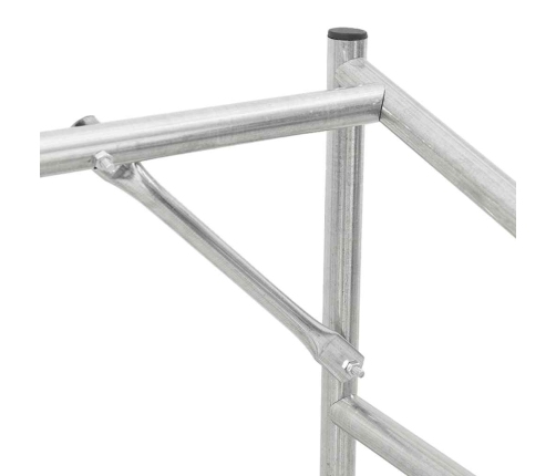 Vidaxl Malkas Plaukts Ar Lietus Pārsegu, 100X60X200Cm, Cinkots Tērauds