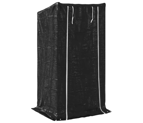 Vidaxl Malkas Plaukts Ar Lietus Pārsegu, 100X80X200Cm, Cinkots Tērauds