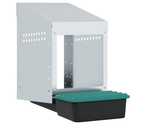 Vistu Ligzdas Kaste, 1 Nodalījums, Pie Sienas Stiprināma, Cinkots Tērauds Vidaxl