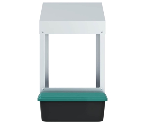 Vistu Ligzdas Kaste, 1 Nodalījums, Pie Sienas Stiprināma, Cinkots Tērauds Vidaxl