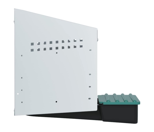 Vistu Ligzdas Kaste, 1 Nodalījums, Pie Sienas Stiprināma, Cinkots Tērauds Vidaxl