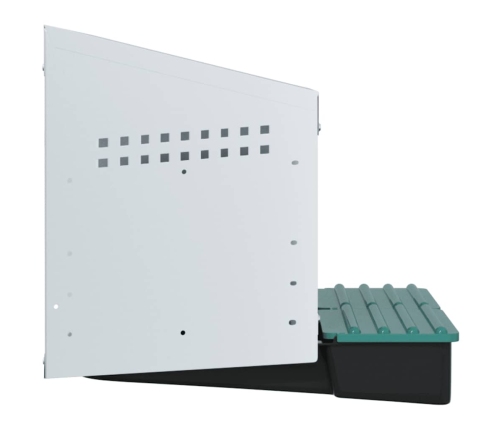 Vistu Ligzdas Kaste, 2 Nodalījumi, Pie Sienas Stiprināma, Cinkots Tērauds Vidaxl