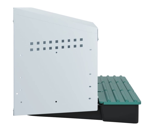 Vistu Ligzdas Kaste, 3 Nodalījumi, Pie Sienas Stiprināma, Cinkots Tērauds Vidaxl