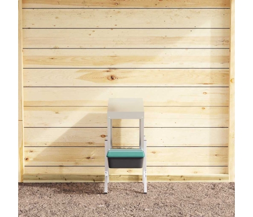 Vistu Ligzdas Kaste, 1 Nodalījums, Ar Kājām, Cinkots Tērauds Vidaxl