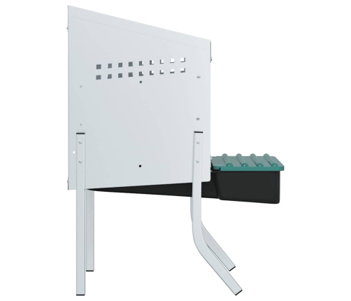 Vistu Ligzdas Kaste, 1 Nodalījums, Ar Kājām, Cinkots Tērauds Vidaxl