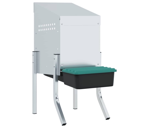 Vistu Ligzdas Kaste, 1 Nodalījums, Ar Kājām, Cinkots Tērauds Vidaxl