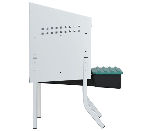 Vistu Ligzdas Kaste, 1 Nodalījums, Ar Kājām, Cinkots Tērauds Vidaxl