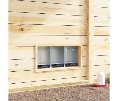 Vistu Ligzdas Kaste, 3 Nodalījumi, Ar Kājām, Cinkots Tērauds Vidaxl