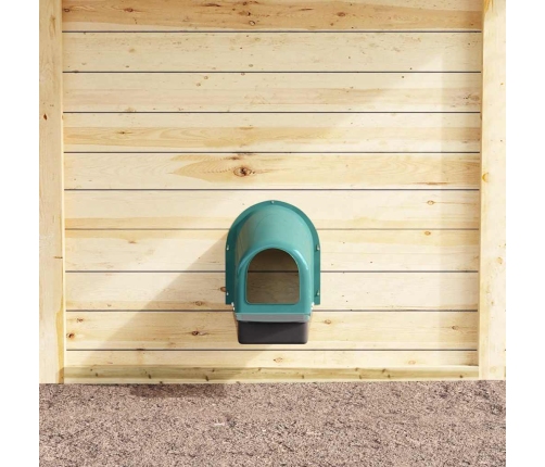 Vistu Ligzdošanas Kastes, 4 Gab., Pie Sienas Stiprināmas, Tumši Zaļa Plastmasa Vidaxl