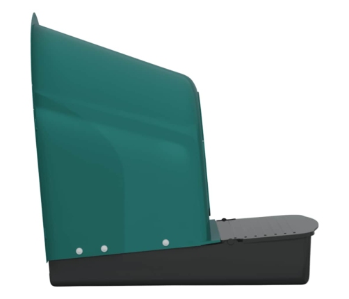 Vistu Ligzdošanas Kastes, 4 Gab., Pie Sienas Stiprināmas, Tumši Zaļa Plastmasa Vidaxl