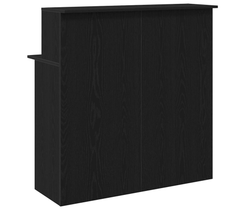 Recepcijas Galds Melns 100X50X103,5 Cm Inženierijas Koks Vidaxl