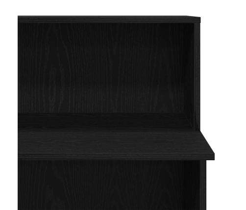 Recepcijas Galds Melns 100X50X103,5 Cm Inženierijas Koks Vidaxl