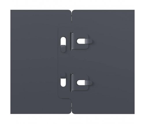 Zālāju Apmales 50 Gab Antracīts 10X103Cm Auksti Velmēts Tērauds Vidaxl