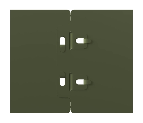 Zāliena Apmales 50 Gab Olive Green Auksti Velmēts Tērauds Vidaxl