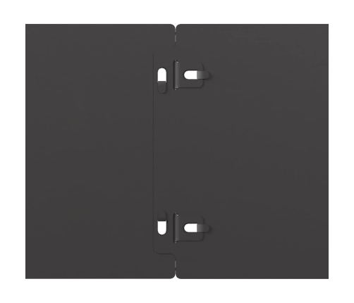 Zālāju Apmales 10 Gab Melns 15X103 Cm Auksti Velmēts Tērauds Vidaxl