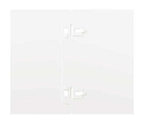 Zālāju Apmales 10 Gab. Baltas 15X103 Cm Auksti Velmēts Tērauds Vidaxl