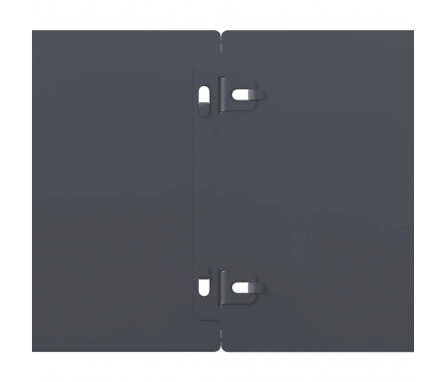 Zālāju Apmales 10 Gab Antracīts 15X103Cm Auksti Velmēts Tērauds Vidaxl