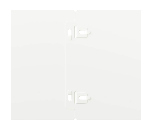 Zālāju Apmales 50 Gab. Baltas 15X103 Cm Auksti Velmēts Tērauds Vidaxl