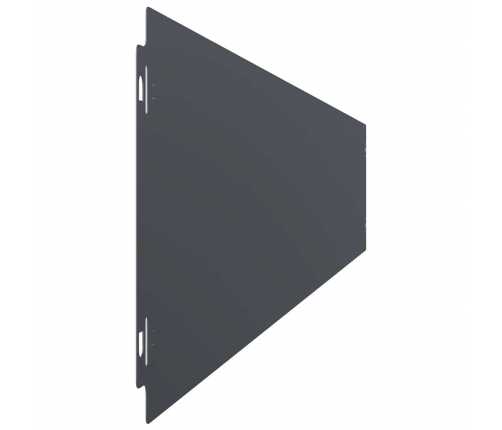 Zālāju Apmales 50 Gab Antracīts 15X103Cm Auksti Velmēts Tērauds Vidaxl