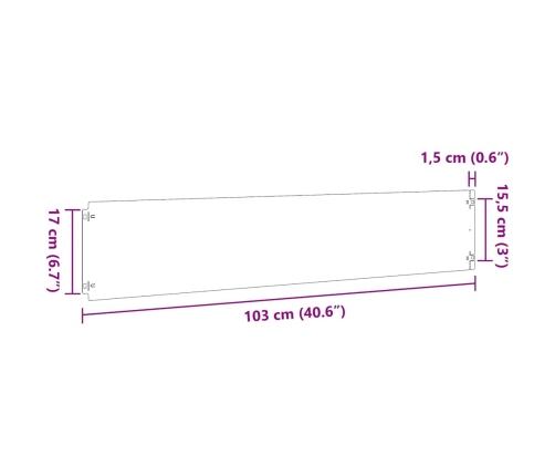 Zālāju Apmales 10 Gab Melns 20X103 Cm Auksti Velmēts Tērauds Vidaxl