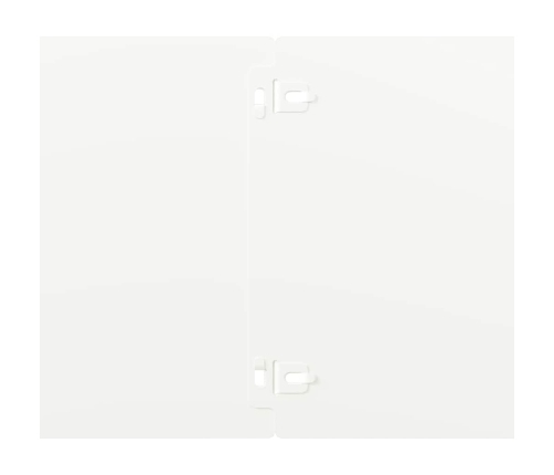 Zālāju Apmales 10 Gab. Baltas 20X103 Cm Auksti Velmēts Tērauds Vidaxl