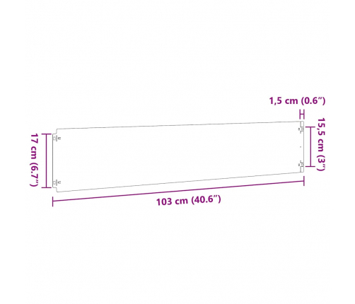 Zālāju Apmales 10 Gab 20X103 Cm Cinkots Tērauds Vidaxl
