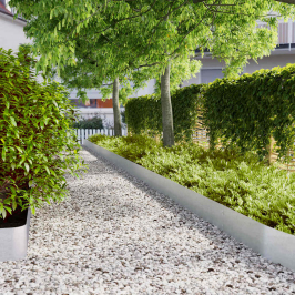 Zālāju Apmales 10 Gab 20X103 Cm Cinkots Tērauds Vidaxl