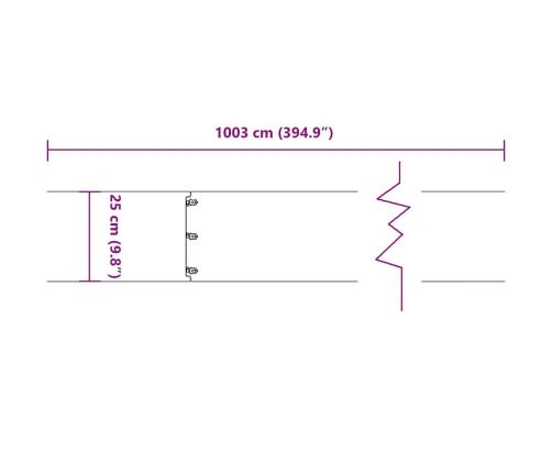 Zālāju Apmales 10 Gab 25X103 Cm Nerūsējošais Tērauds Vidaxl