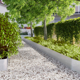 Zālāju Apmales 10 Gab 25X103 Cm Cinkots Tērauds Vidaxl