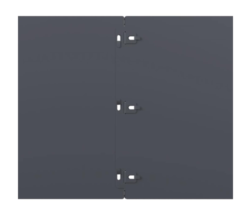 Zālāju Apmales 20 Gab Antracīts 25X103Cm Auksti Velmēts Tērauds Vidaxl