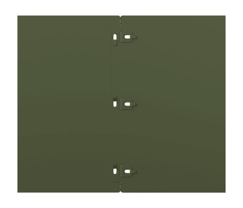 Zāliena Apmales 20 Gab Olive Green Auksti Velmēts Tērauds Vidaxl