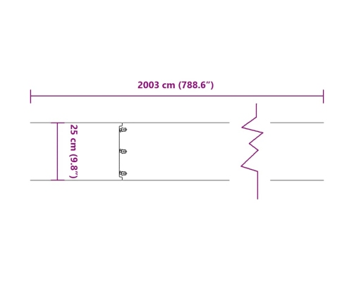 Zālāju Apmales 20 Gab 25X103 Cm Nerūsējošais Tērauds Vidaxl