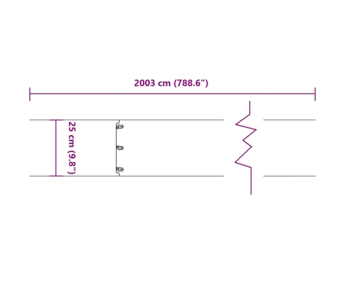 Zālāju Apmales 20 Gab 25X103 Cm Cinkots Tērauds Vidaxl