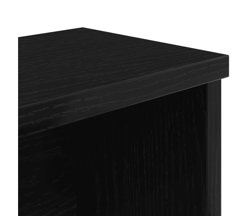 Virtuves Plaukts Saliekams, Melns 60X15X16 Cm Inženierijas Koks Vidaxl