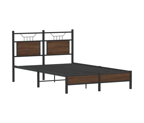 Gulta Bez Matrača, Brūna Ozola, 120X200 Cm, Inženierijas Koks Vidaxl