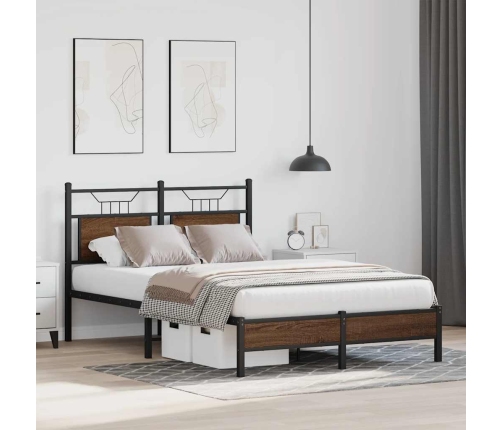 Gulta Bez Matrača, Brūna Ozola, 120X200 Cm, Inženierijas Koks Vidaxl