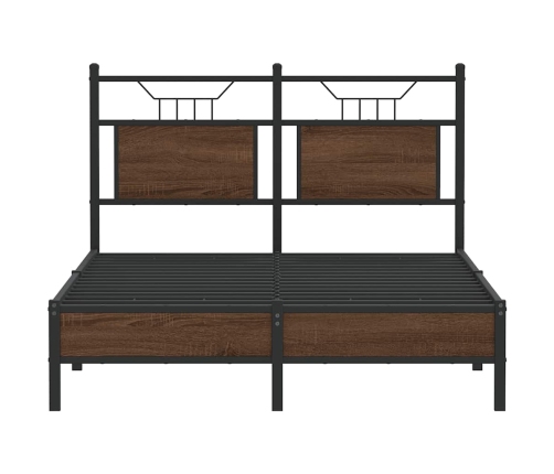 Gulta Bez Matrača, Brūna Ozola, 120X200 Cm, Inženierijas Koks Vidaxl