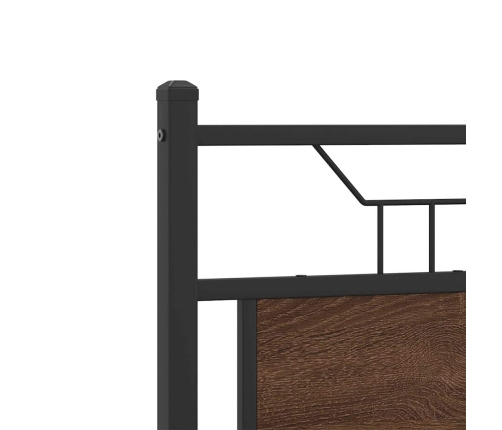 Gulta Bez Matrača, Brūna Ozola, 120X200 Cm, Inženierijas Koks Vidaxl