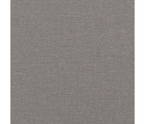 2-Vietīgs Dīvāns Ar Krēslu L-Veida Taupe 125 Cm Audums Vidaxl