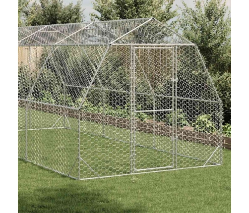 Vistas Skrējiens, 2,5X6X2,25 M, Cinkots Tērauds Vidaxl