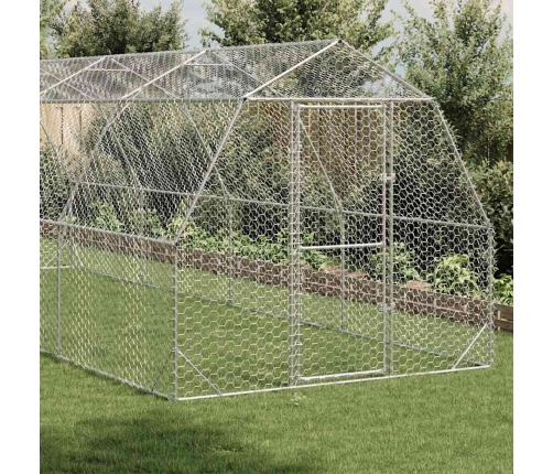 Vistas Skrējiens, 2,5X8X2,25 M, Cinkots Tērauds Vidaxl