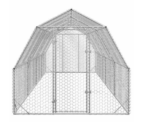 Vistas Skrējiens, 2,5X8X2,25 M, Cinkots Tērauds Vidaxl