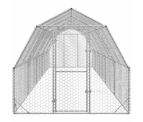 Vistas Skrējiens, 2,5X10X2,25 M, Cinkots Tērauds Vidaxl