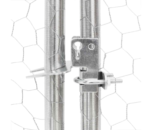 Vistas Skrējiens Ar Jumtu, 2,5X8X2,25 M, Cinkots Tērauds Vidaxl