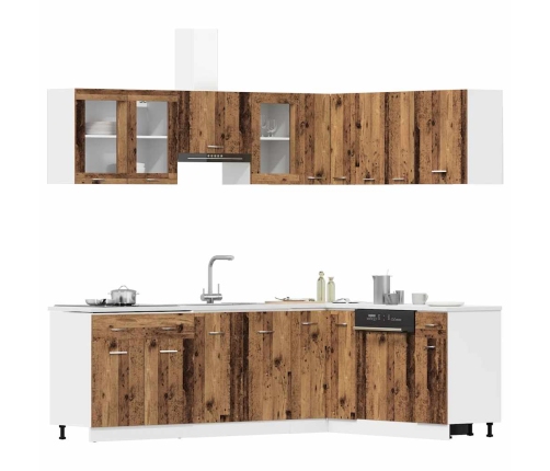 11-Daļīgs Virtuves Skapīšu Komplekts Inženierijas Koks Vidaxl