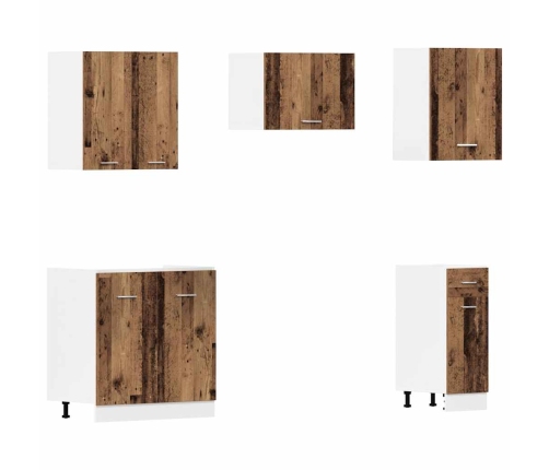 11-Daļīgs Virtuves Skapīšu Komplekts Inženierijas Koks Vidaxl