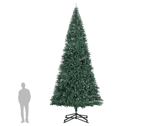 Mākslīgā Ziemassvētku Egle Ar Statīvu, Zaļa, 500 Cm, Pvc Vidaxl