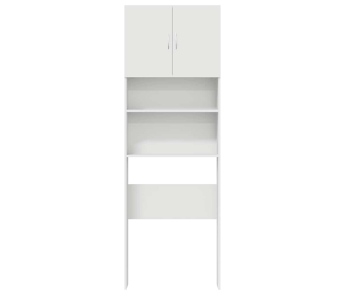 Veļas Mašīnas Skapis Balts 64X24X190 Cm Engineered Wood Vidaxl