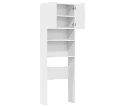Veļas Mašīnas Skapis Balts 64X24X190 Cm Engineered Wood Vidaxl